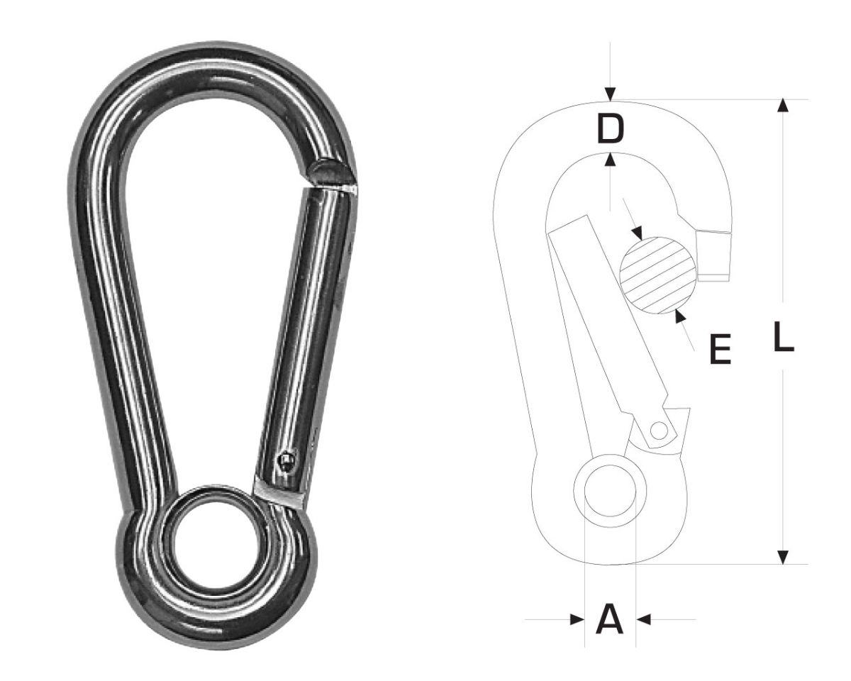 Slika Karabiner a4 10x100