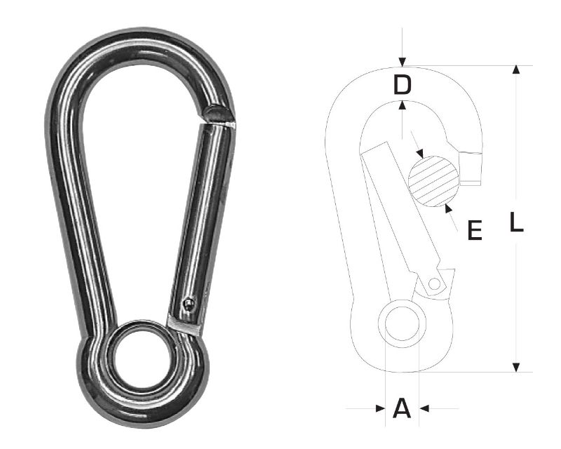 Slika Karabiner a4 8x80