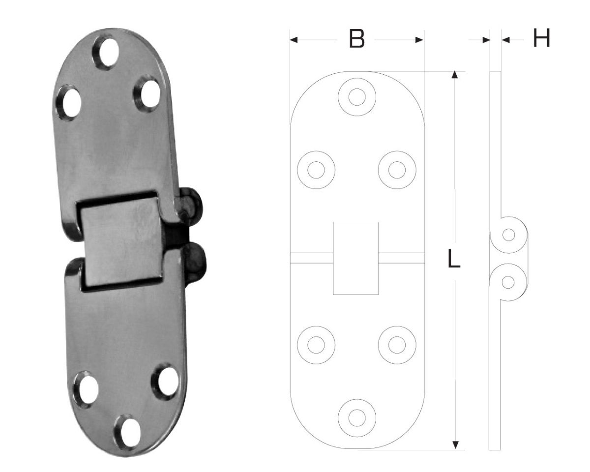 Slika Pant a4  80x30x2mm