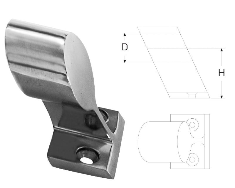 Slika Držač za rukohvat, završni, a4 60st. 22mm