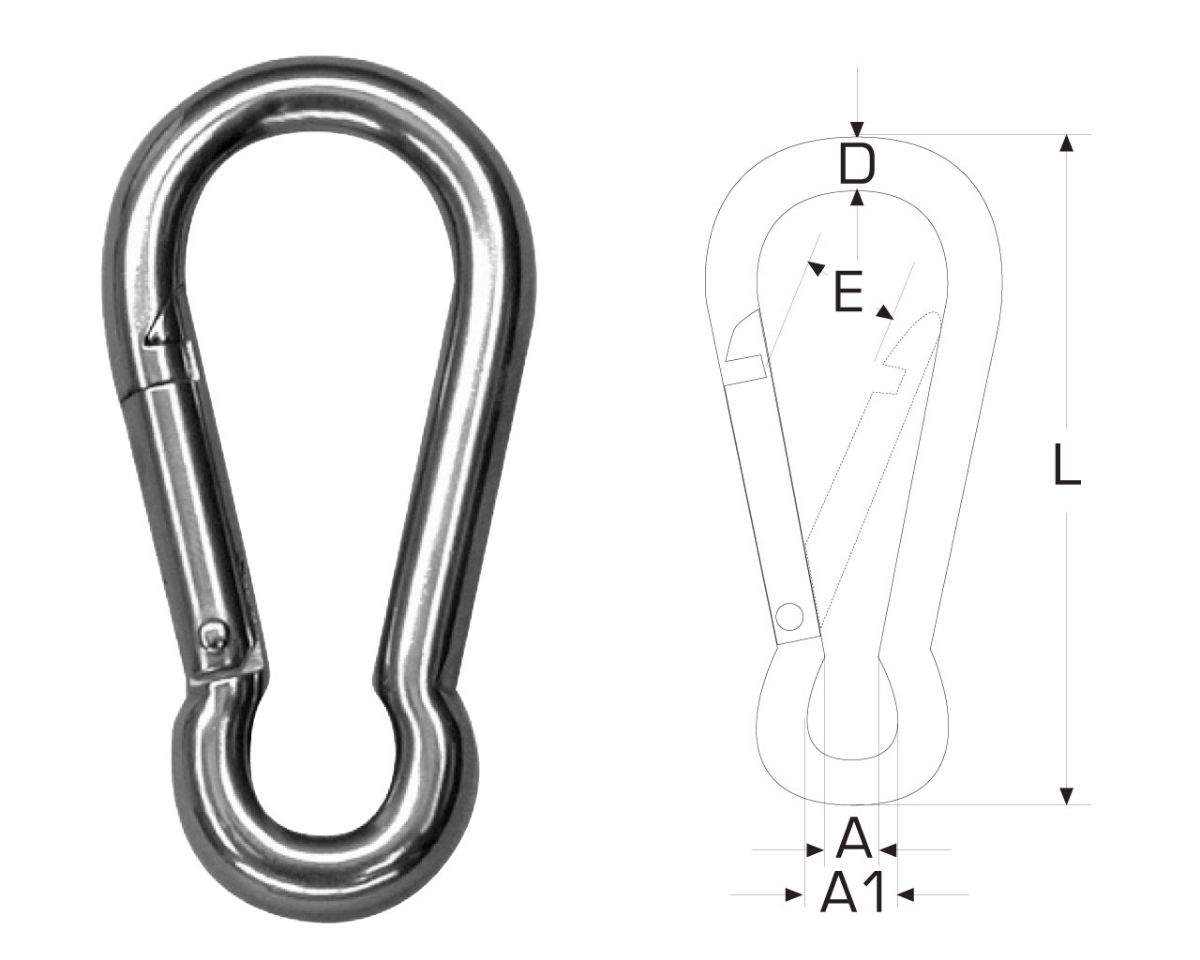 Slika Karabiner a4 7x70