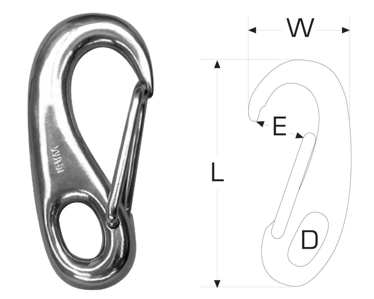 Slika Karabiner a4 100 mm