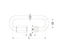 Slika Spojnica lanca a4 4mm