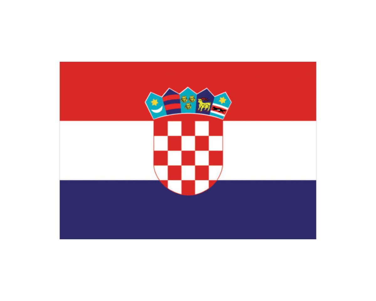 Slika Zastava za brod-Hrvatska 20x30cm