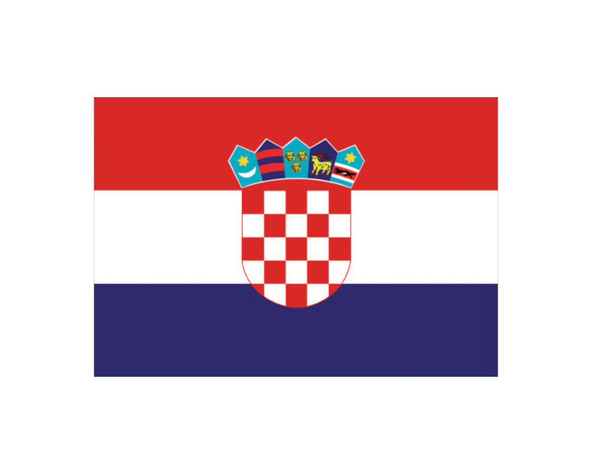 Slika Zastava za brod-Hrvatska 100x50cm
