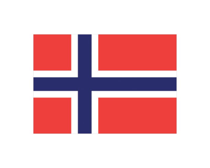 Slika Zastava za brod-Norveška 20x30cm