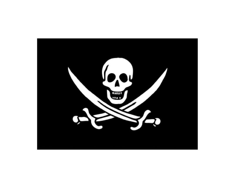 Slika Zastava za brod-piratska 20x30cm