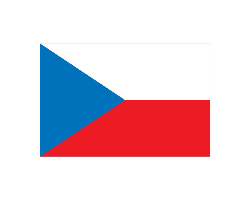 Slika Zastava za brod-Češka 20x30cm