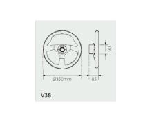 Slika Volan v38,crni