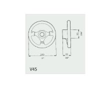 Slika Volan v45,crni