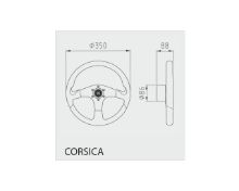 Slika Volan corsica v47 crno-crni