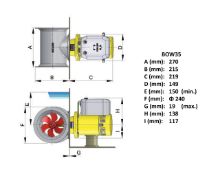 Slika Tunel za krmeni thruster,150mm