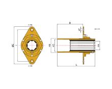 Slika Prirubnica podesiva 25x45x39x1,5mm