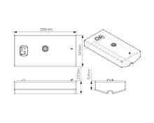 Slika Rezervoar za gorivo 95l, 1084x545x220mm