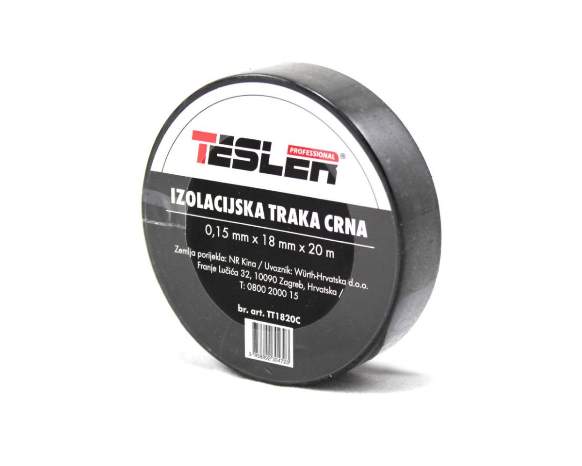 Slika Izolir traka crna 20m 18mm