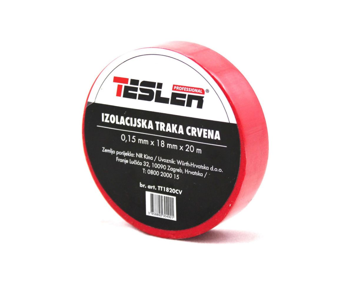 Slika Izolir traka crvena 20m 18mm