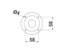 Slika Kutija za tuš 79x69mm bijela