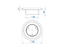 Slika LED svjetlo bijelo Ø75/Ø48mm