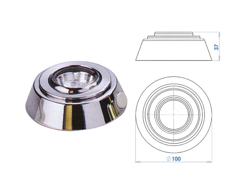 Slika Plafonjera Ø95x30mm