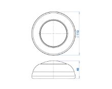 Slika LED plafonjera Ø110mm