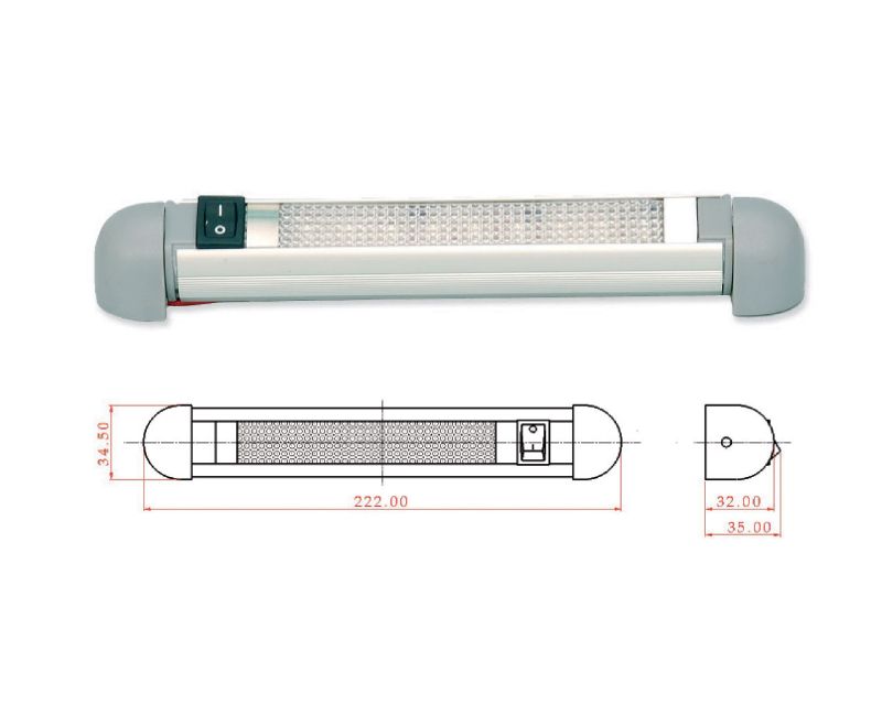 Slika LED plafonjera Strip 220mm
