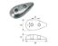 Slika Cink anoda fd-2, 85x45x20mm
