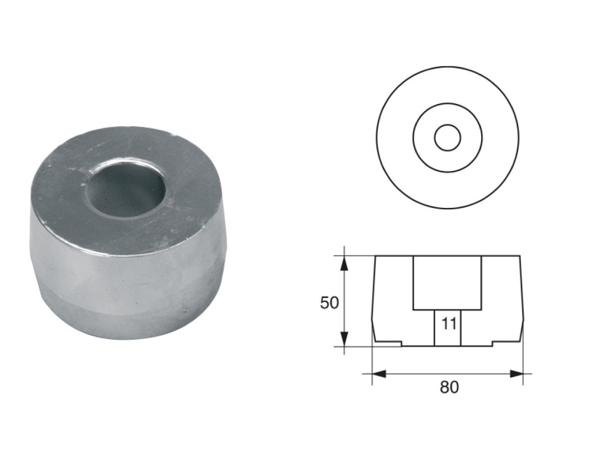 Slika Cink anoda f-j 80