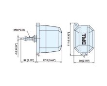 Slika Elektromotor za brisače 110°