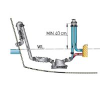 Slika Anti-sifon s ventilom, priklj. Ø13-32mm