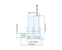Slika Pumpa za santine 12V, 1200l/h "Storm300"