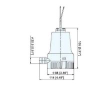 Slika Pumpa za santine 12V, 2500l/h "Storm600"