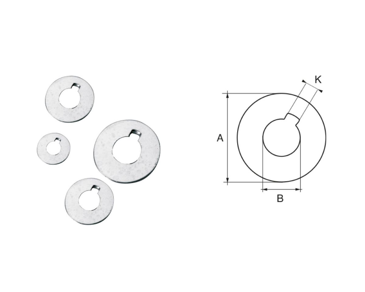 Slika Inox prsten za Ø45mm