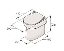 Slika Toalet tip WC24S2 390x430x465mm