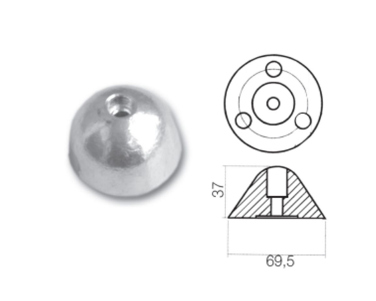 Slika Cink flex o-fold Ø69,5x37mm