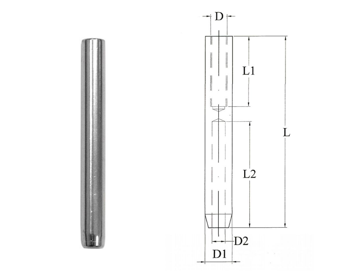 Slika Završetak za sajlu lijevi d=5mm/m6, a4