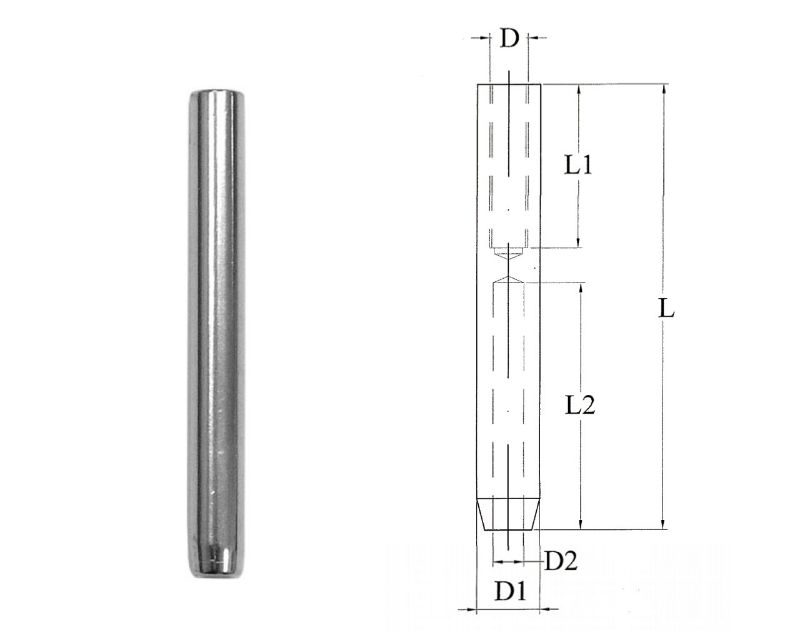 Slika Završetak za sajlu lijevi d=5mm/m6, a4