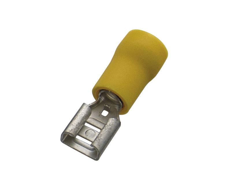 Slika STOPICA FASTON Ž 4-6mm2 6,3X0,8 ŽUTA (100)
