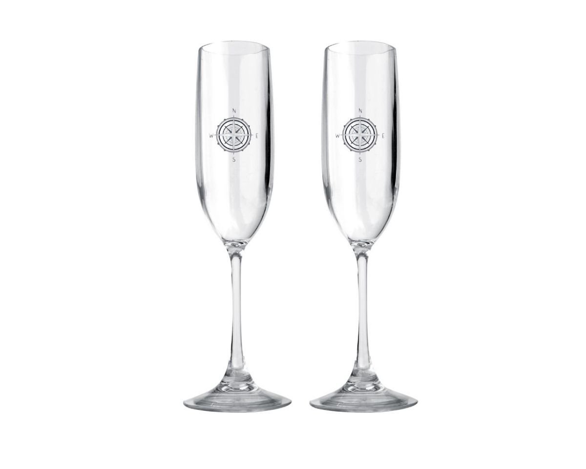Slika Čaše za prosecco 2/1, "Blue sand"