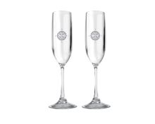 Slika Čaše za prosecco 2/1, "Blue sand"