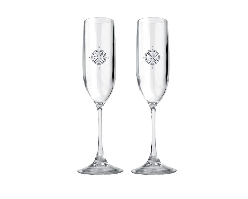 Slika Čaše za prosecco 2/1, "Blue sand"