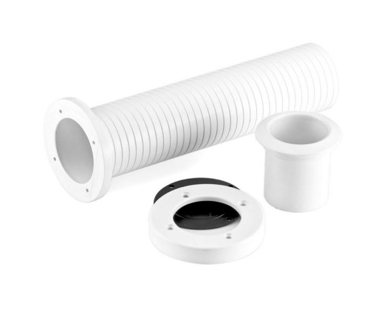 Slika Ispust sa čepom Ø=48mm, pvc, bijeli