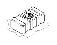 Slika Rezervoar za gorivo 50x35x30cm, 42l