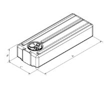 Slika Rezervoar za gorivo 85x20x39cm, 54l