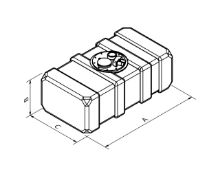 Slika Rezervoar za gorivo 65x30x35cm, 55l