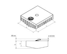 Slika Rezervoar za gorivo 85x90x23.1x32.7cm, 158l