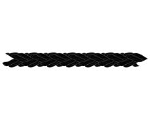 Slika GEOSQUARE POLYESTER 22MM BLACK