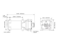 Slika Pumpa za vodu 220V, 17LPM-4.5GPM, 40PSI-2.8BAR [SFDPA2-045-040-41]