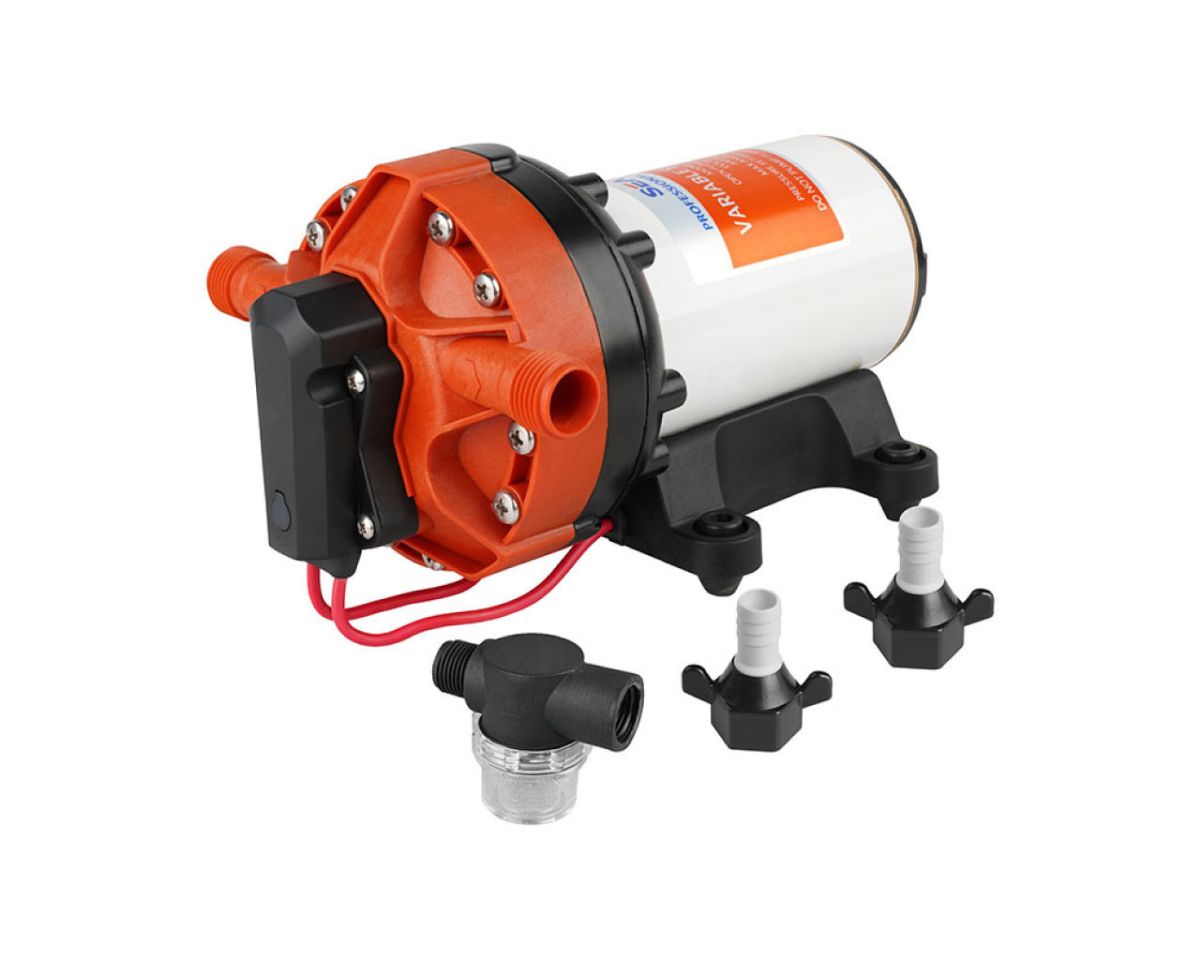 Slika Pumpa za vodu s promjenjivom brzinom 12V, 13.2LPM-3.5GPM, 70PSI-4.8BAR [SFDP1-035-070-56 C]