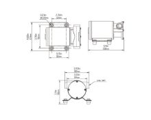 Slika Impelerska pumpa 12V, 30.0LPM-8.0GPM [SFSP1-080-003-01]