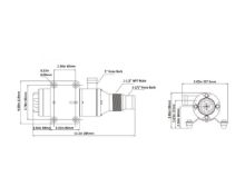 Slika Macerator pumpa 12V, 45.0LPM-12.0GPM [SFMP1-120-01]